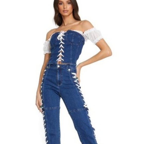 I.AM.GIA denim Corset - Picture 6 of 6